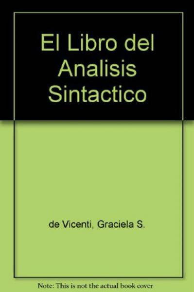 EL LIBRO DEL ANALISIS SINTACTICO