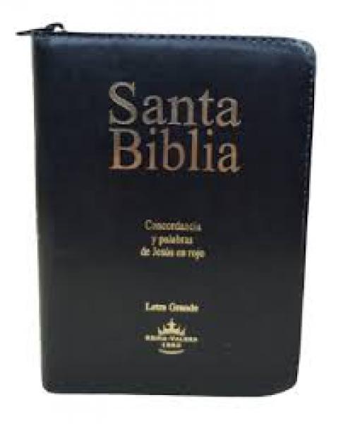 SANTA BIBLIA - LETRA GRANDE C/CIERRE