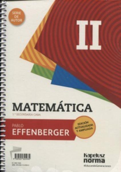 MATEMATICA II (SERIE DE AUTOR) 2017