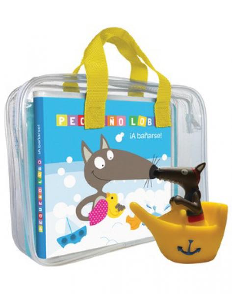 PEQUEÑO LOBO A BAÑARSE