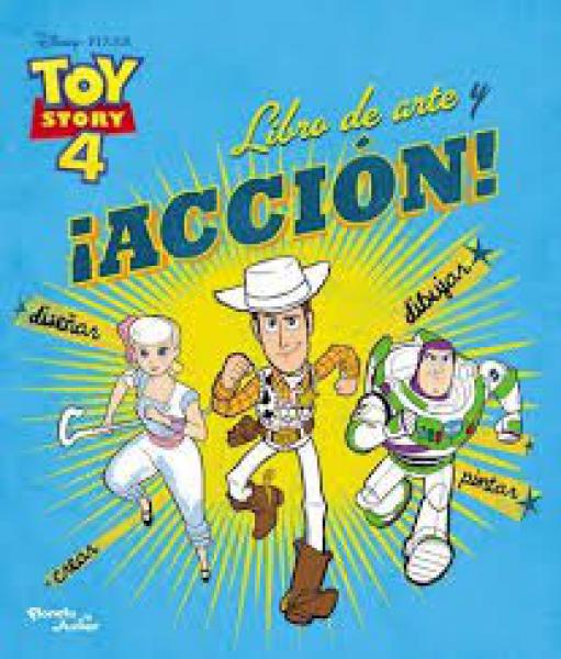 TOY STORY 4 LIBRO DE ARTE Y ACCION