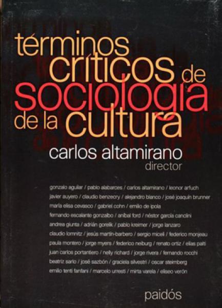 TERMINOS CRITICOS DE SOCIOLOGIA DE LA CU