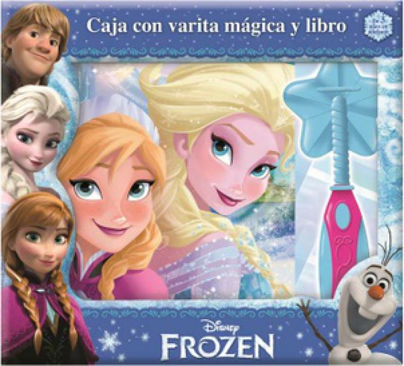 FROZEN - CAJA CON VARITA MAGICA Y LIBRO