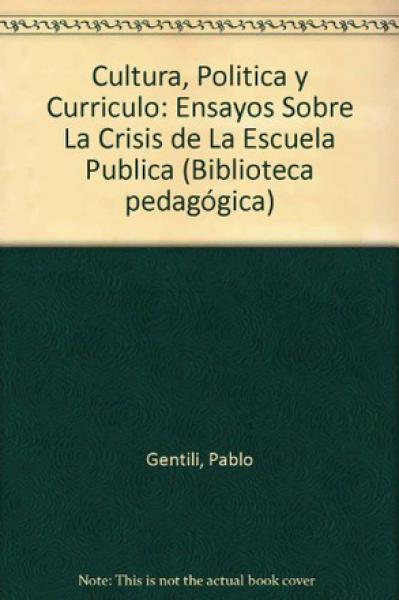 CULTURA, POLITICA Y CURRICULO