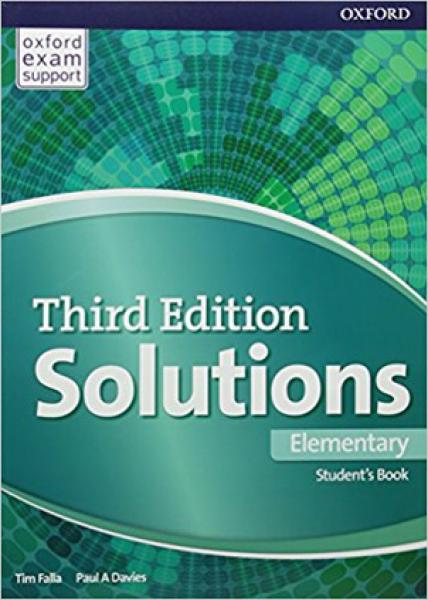 SOLUTIONS ELEMENTARY SB 3ºED