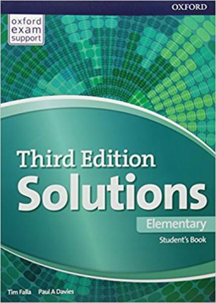 SOLUTIONS ELEMENTARY SB 3ºED