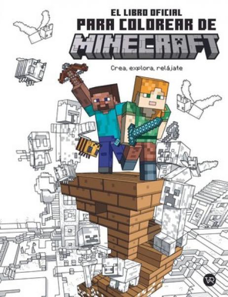 MINECRAFT LIBRO OFICIAL PARA COLOREAR