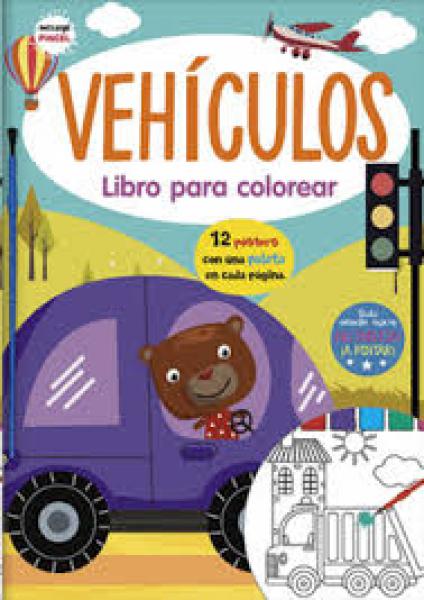 VEHICULOS LIBRO PARA COLOREAR