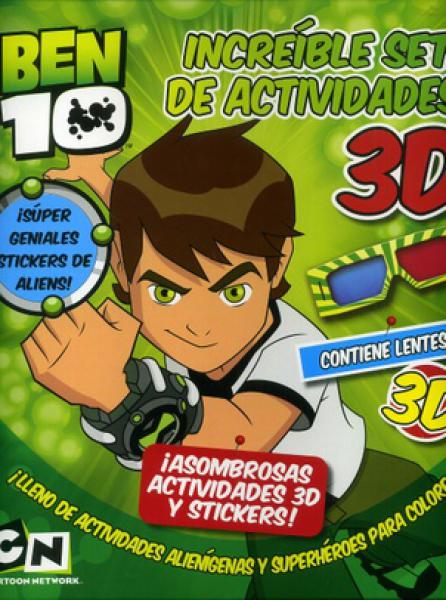 BEN 10:INCREIBLE SET DE ACTIVIDADES 3D