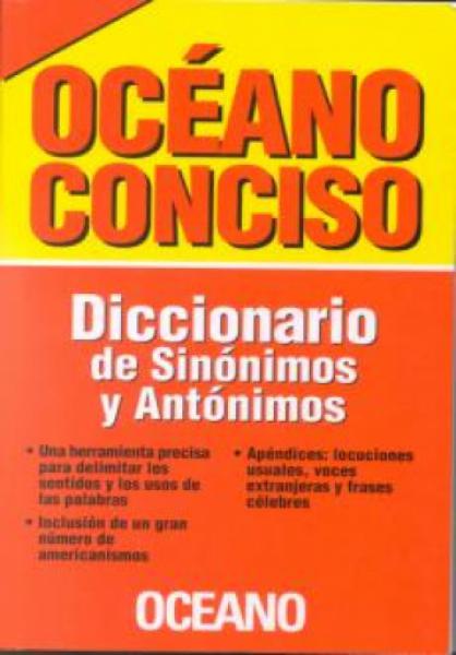 DICC.DE SINONIMOS Y ANTONIMOS"CONCISO"