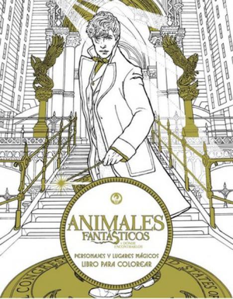 ANIMALES FANTASTICOS LIBRO PARA COLOREAR