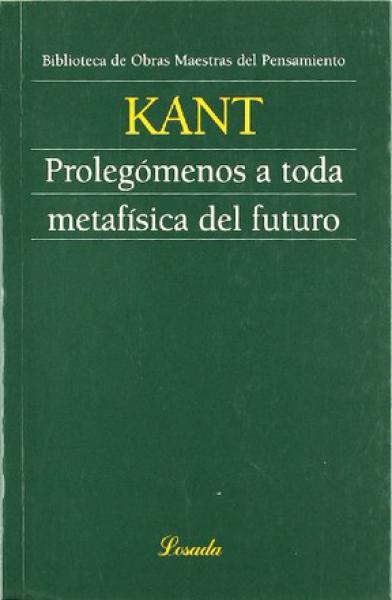 PROLEGOMENOS A TODA METAFISICA DEL FUTUR