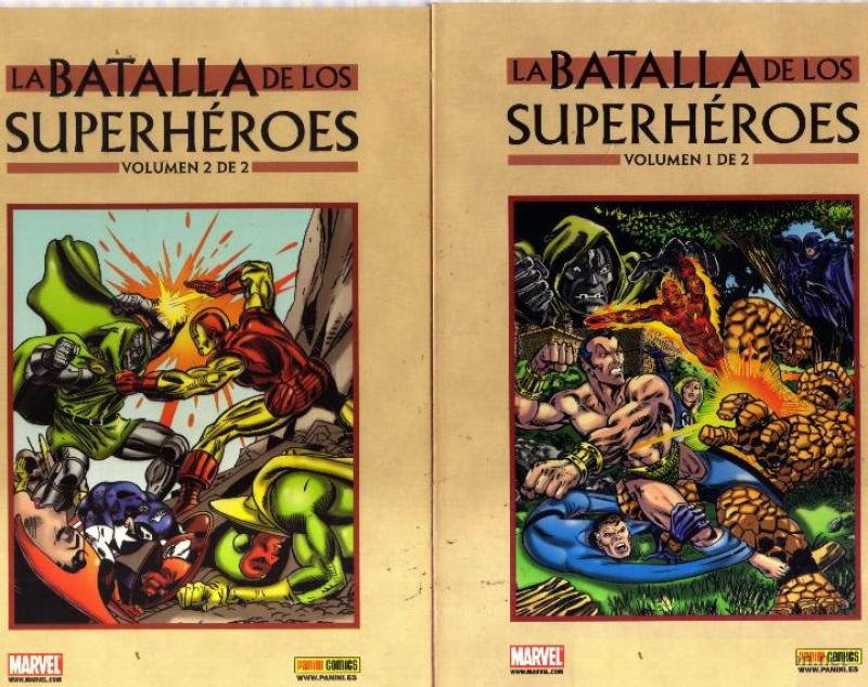 LA BATALLA DE LOS SUPERHEROES - 2 TOMOS