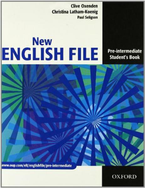 NEW ENGLISH FILE PRE INTERMEDIATE SB