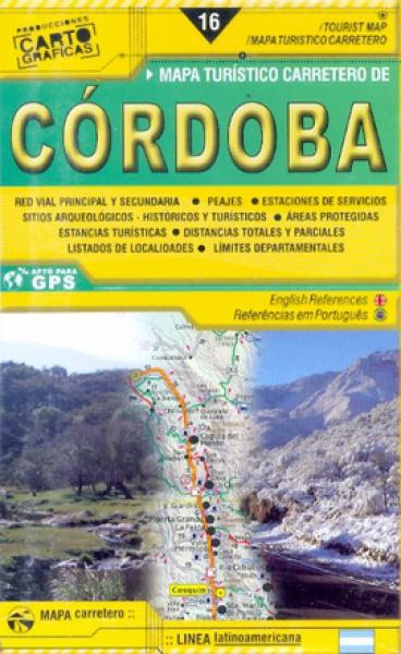 MAPA DE CORDOBA-TURISTICO CARRETE CARTOG