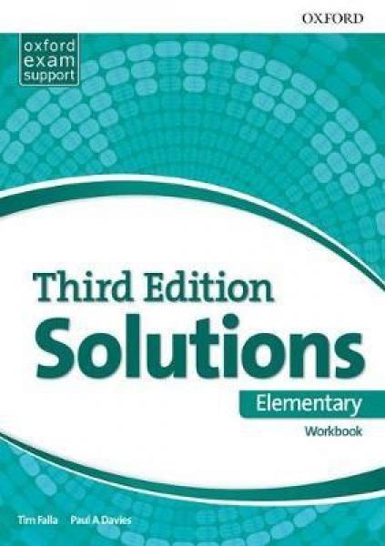 SOLUTIONS ELEMENTARY WB 3ºED