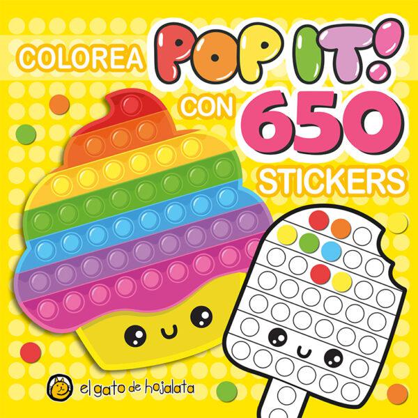 PINTO POP IT CON 650 STICKERS CUPCAKE