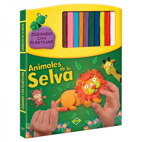 ANIMALES DE LA SELVA - JUGANDO CON PLAST