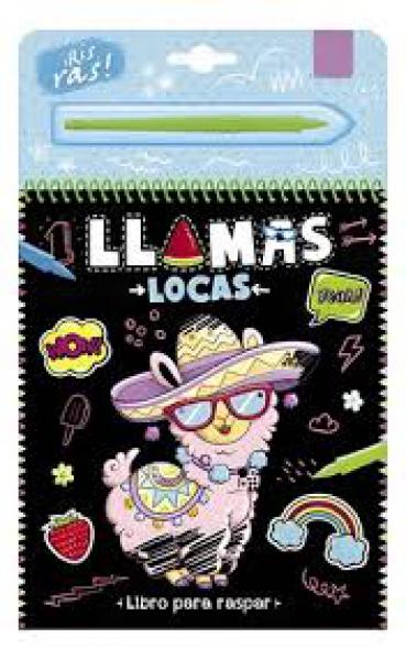 LLAMAS LOCAS - LIBRO PARA RASPAR