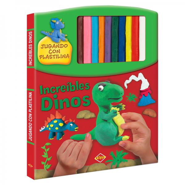 INCREIBLES DINOS - JUGANDO CON PLASTILIN