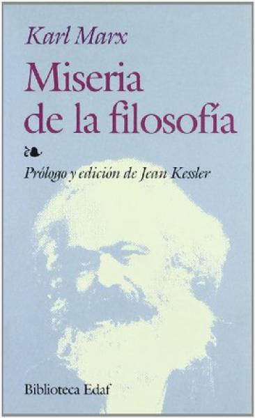 MISERIA DE LA FILOSOFIA