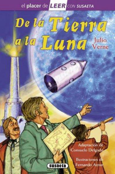 DE LA TIERRA A LA LUNA (LEER CON SUSAETA