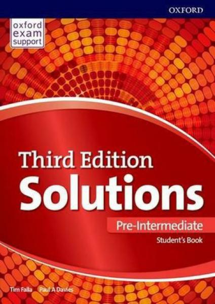 SOLUTION PRE-INTERMEDIATE 3ºED