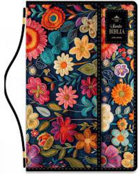 SANTA BIBLIA - TAPA FLORAL