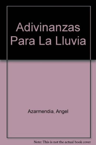 ADIVINANZAS PARA LA LLUVIA