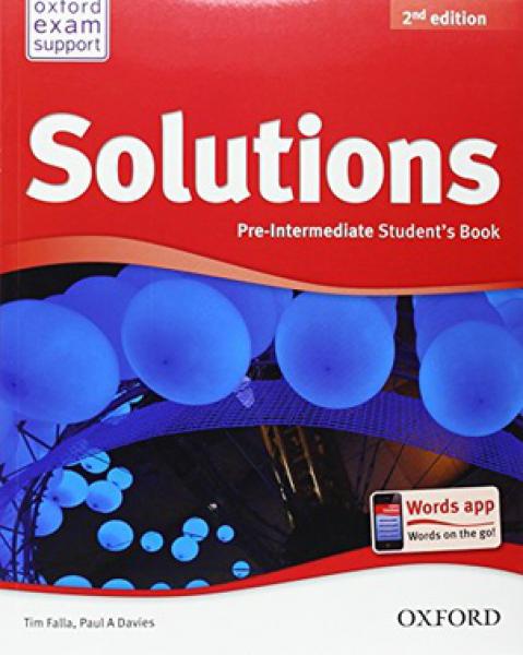 SOLUTIONS PRE INTERMEDIATE SB-2ªED.