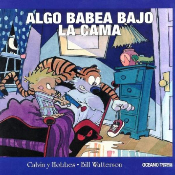 ALGO BABEA BAJO LA CAMA - CALVIN Y HOBBE