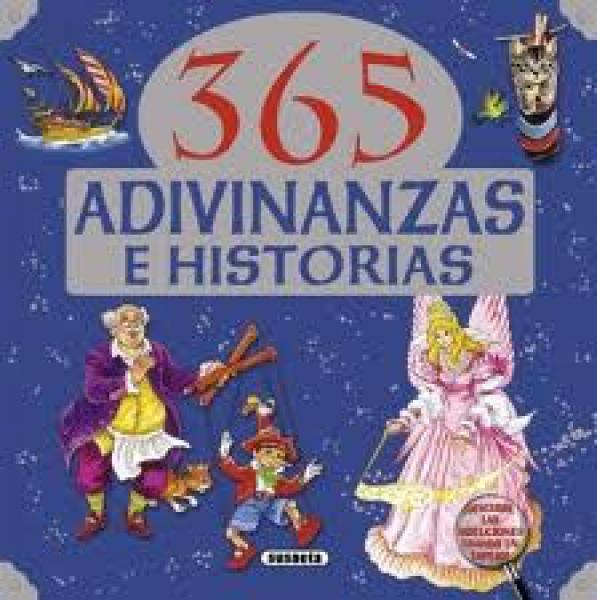 365 ADIVINANZAS E HISTORIAS (AZUL)