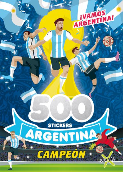 500 STICKERS ARGENTINA CAMPEON