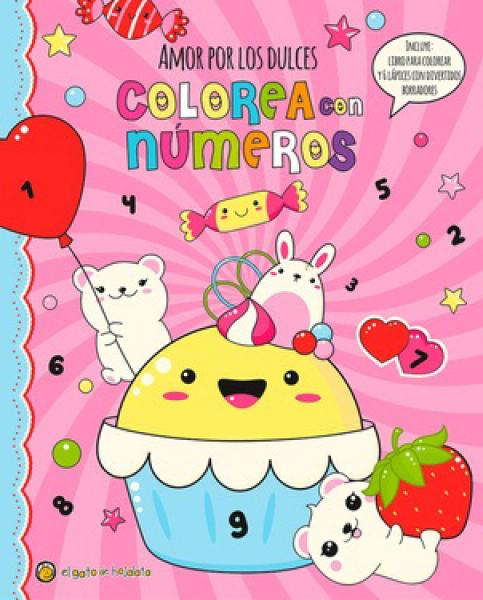 AMOR POR LOS DULCES - COLOREA CON NUMERO